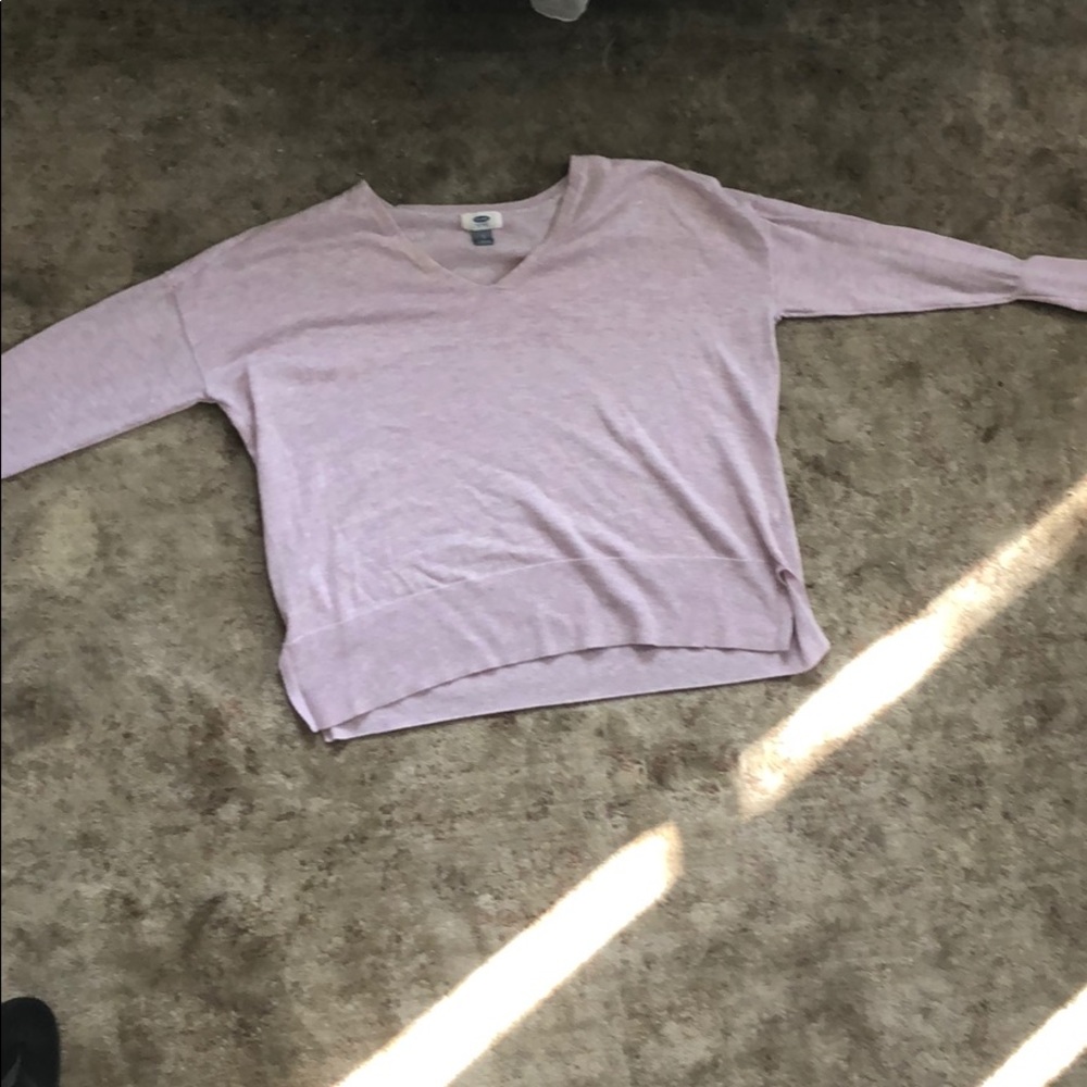 GAP Purple boxy sweater